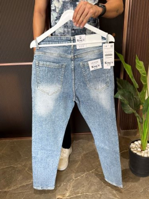 Kings Stretchable Wornout Blue Jeans