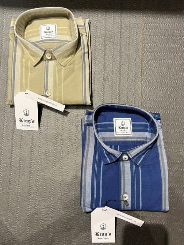 Oxford 4 Khakee Vertical Stripe