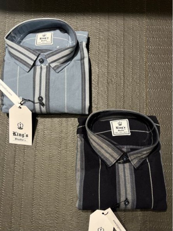 Oxford 8 Black Vertical Stripe