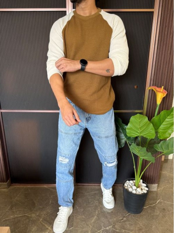 Raglan Mustard Full Sleeve T shirt