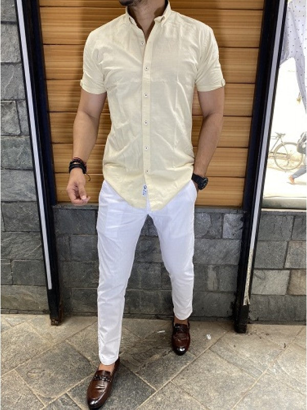 Oxford Lemon Half Shirt