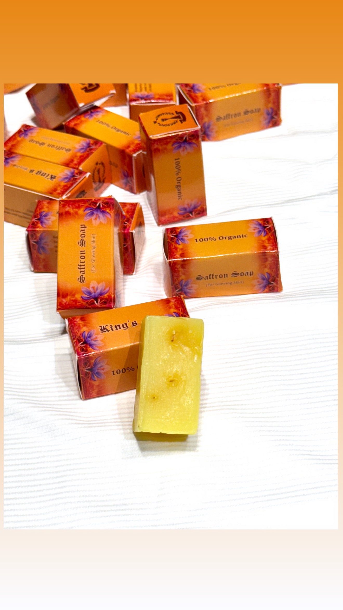 Saffron Soap 100% Organic
