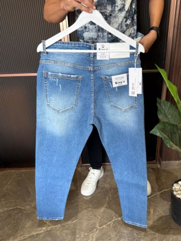 Kings Stretchable Wornout D Blue Jeans