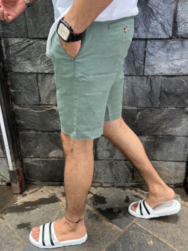 Pure Linen Pista Shorts