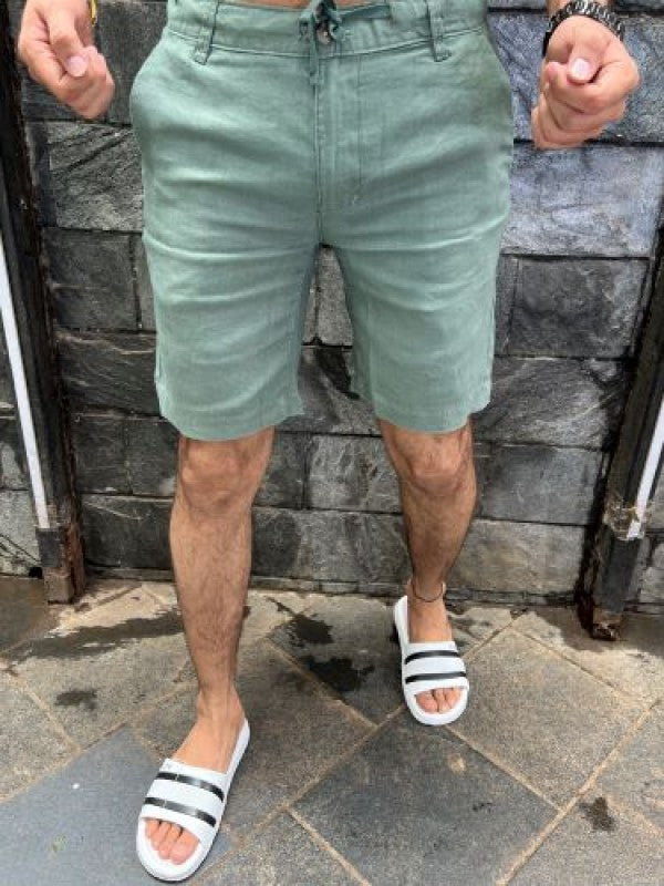 Pure Linen Pista Shorts