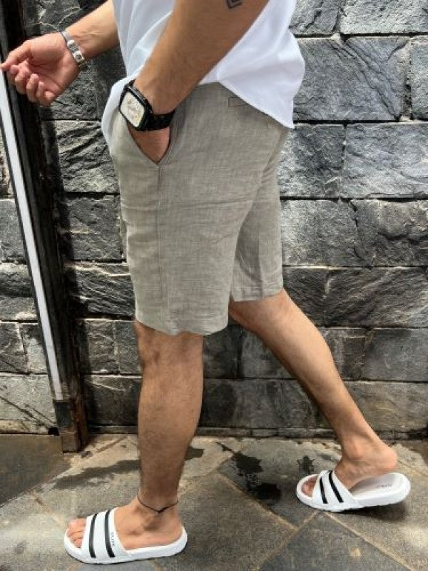Pure Linen Sand Shorts