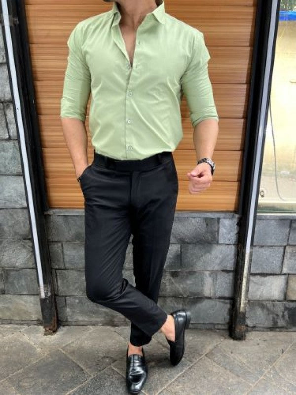 Cavalry Twill Cotton Style 2 Pista Fullsleeves Shirt