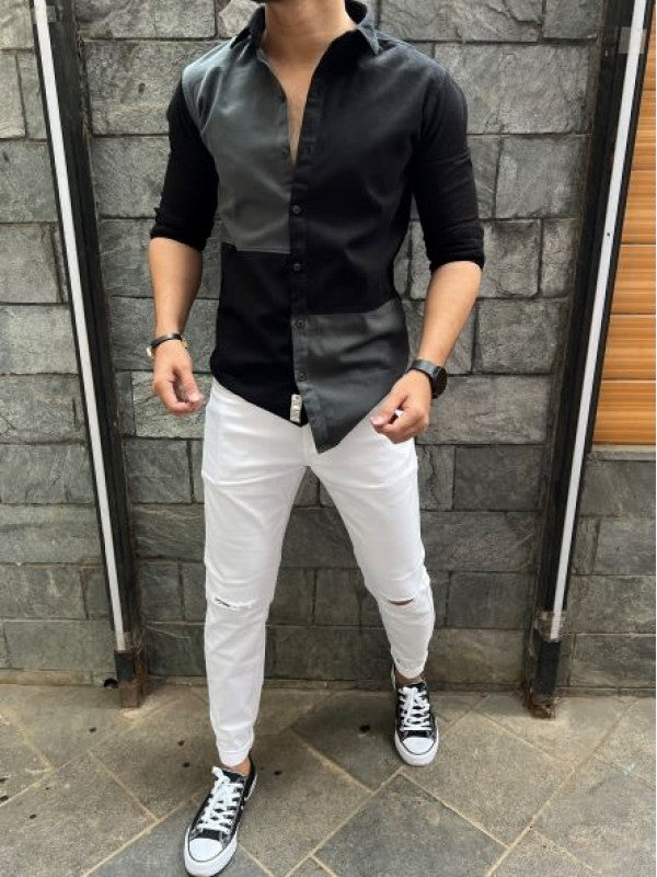 Heavy Twill Grey Shirt