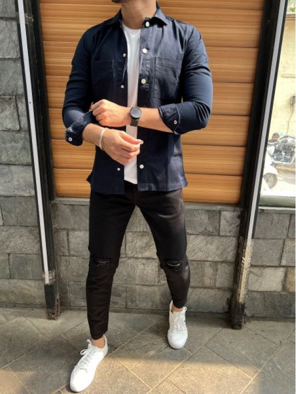 Heavy Twill Denim navy Jacket