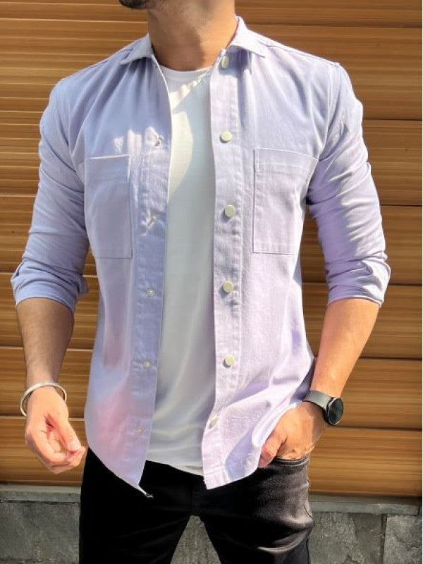 Heavy Twill Denim Lavender Jacket