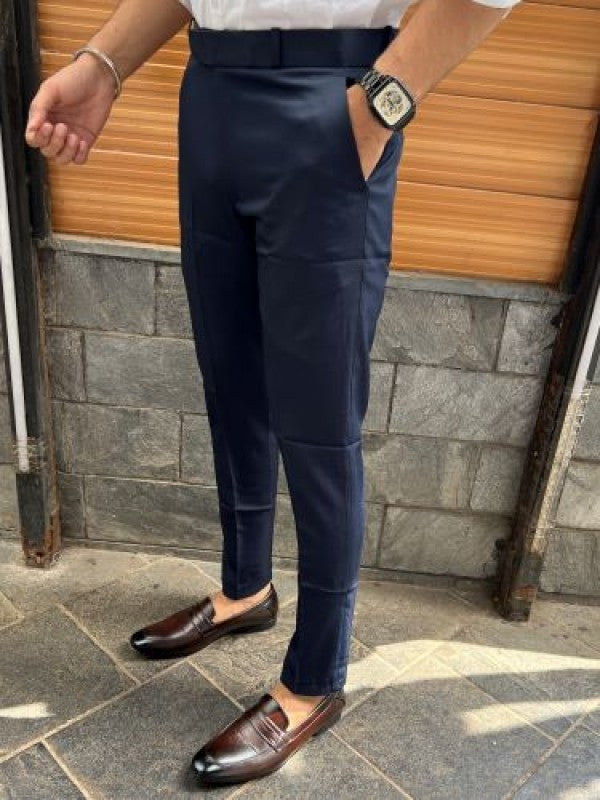 Ankle Formal Navy Trouser