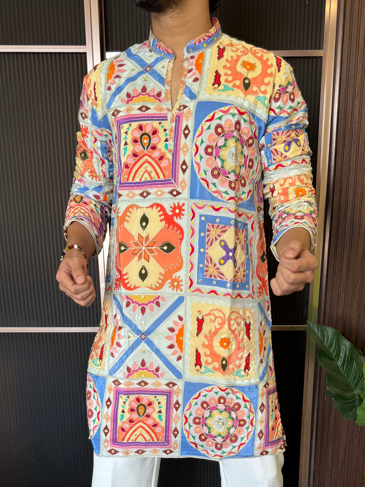 Premium Navratri Yellow Kurta