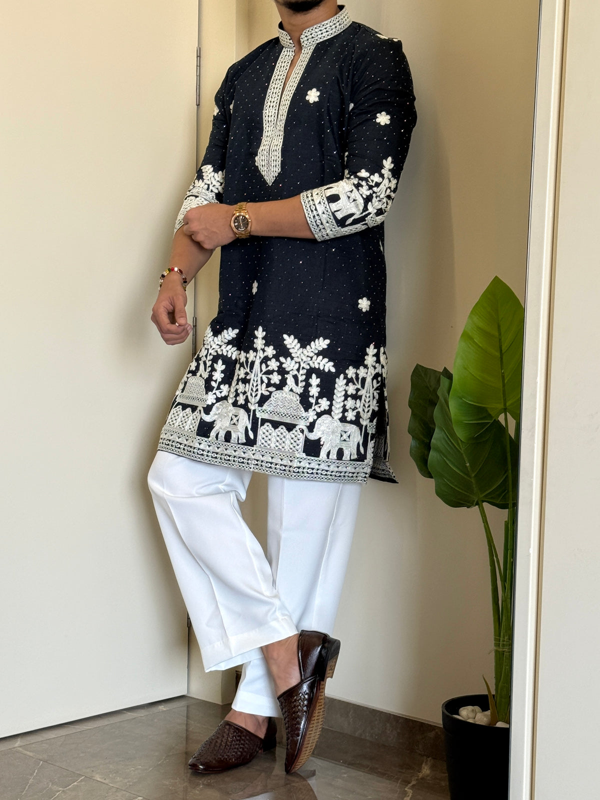 Premium Diwali Navy Kurta