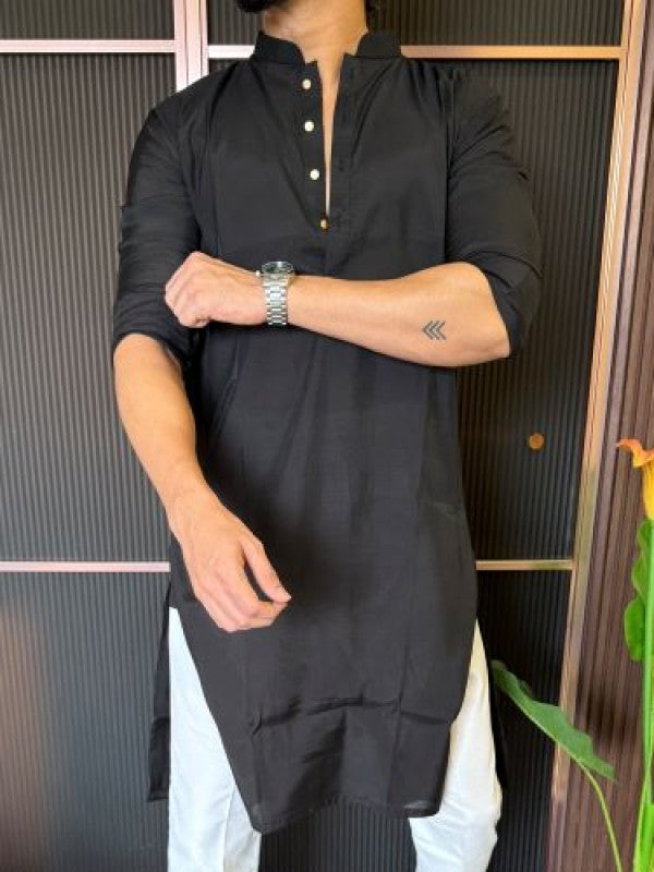 Modal Light Weight Black Kurta
