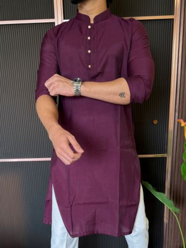 Modal Light Weight Wine Kurta