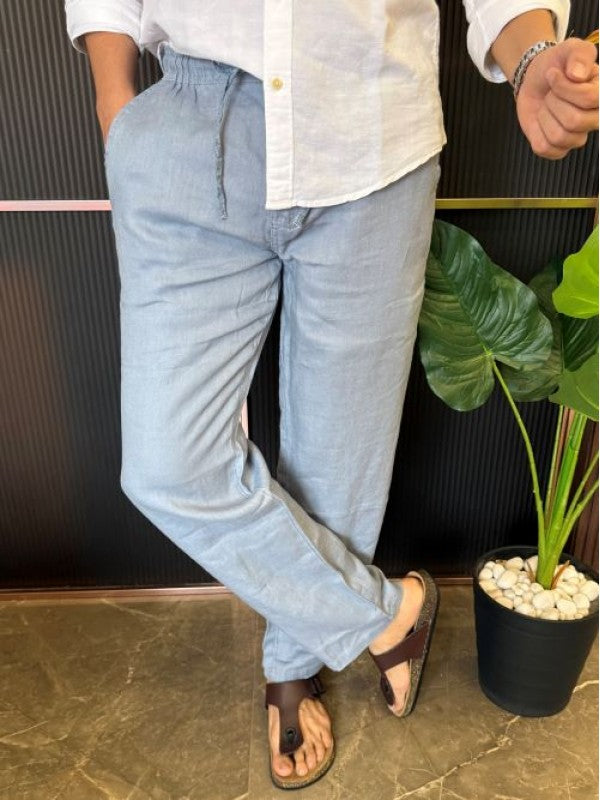 Pure Linen Blue Pant