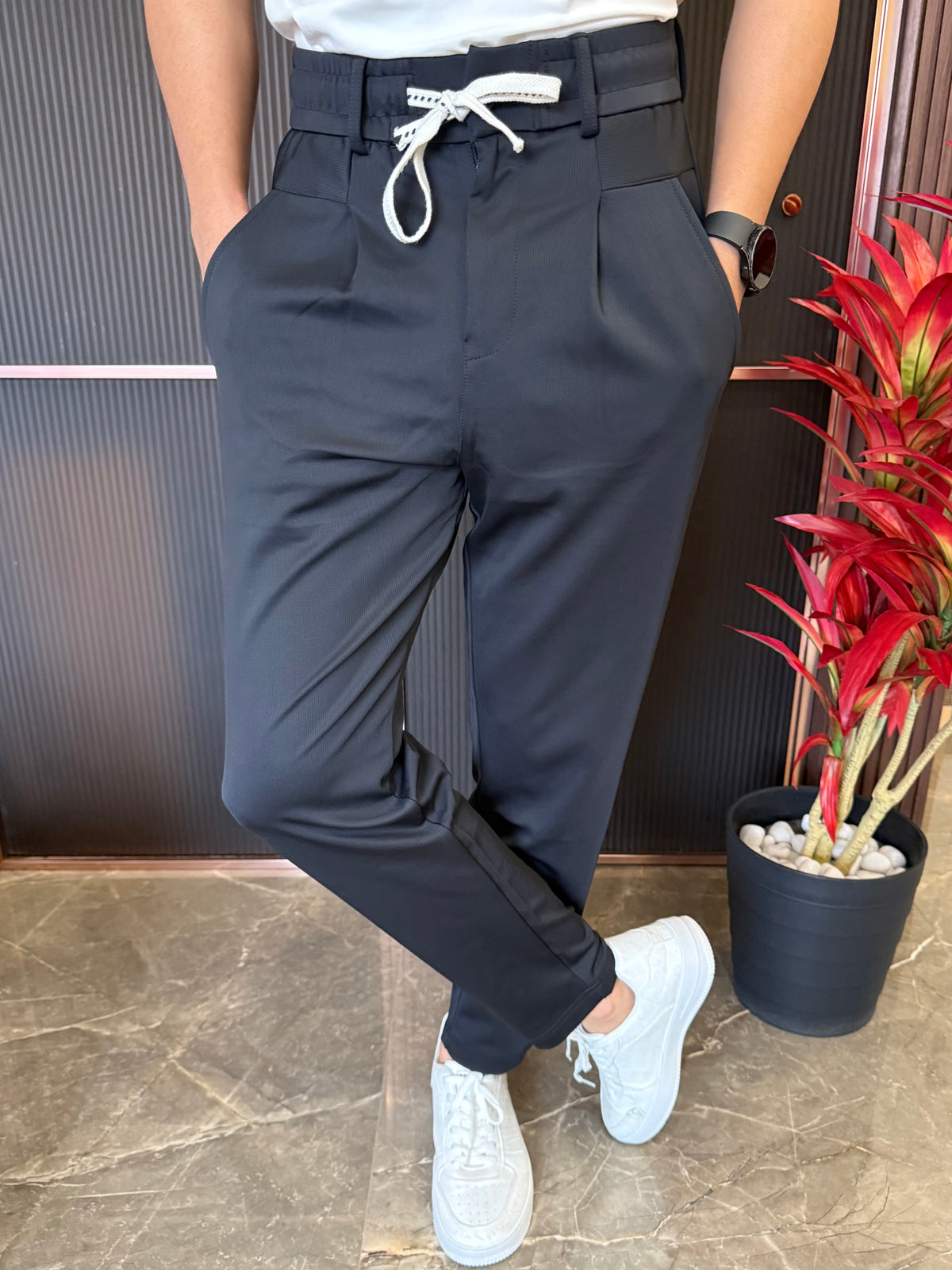 Korean Pants BG 02 Black