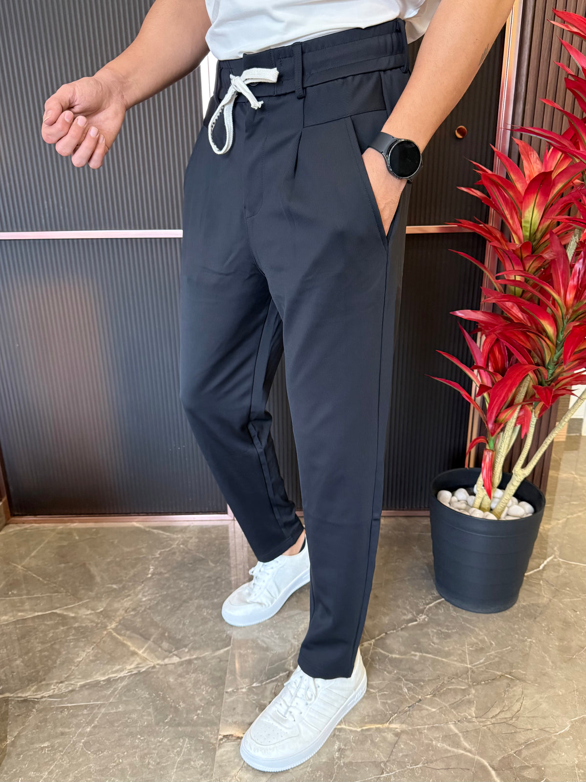 Korean Pants BG 02 Black