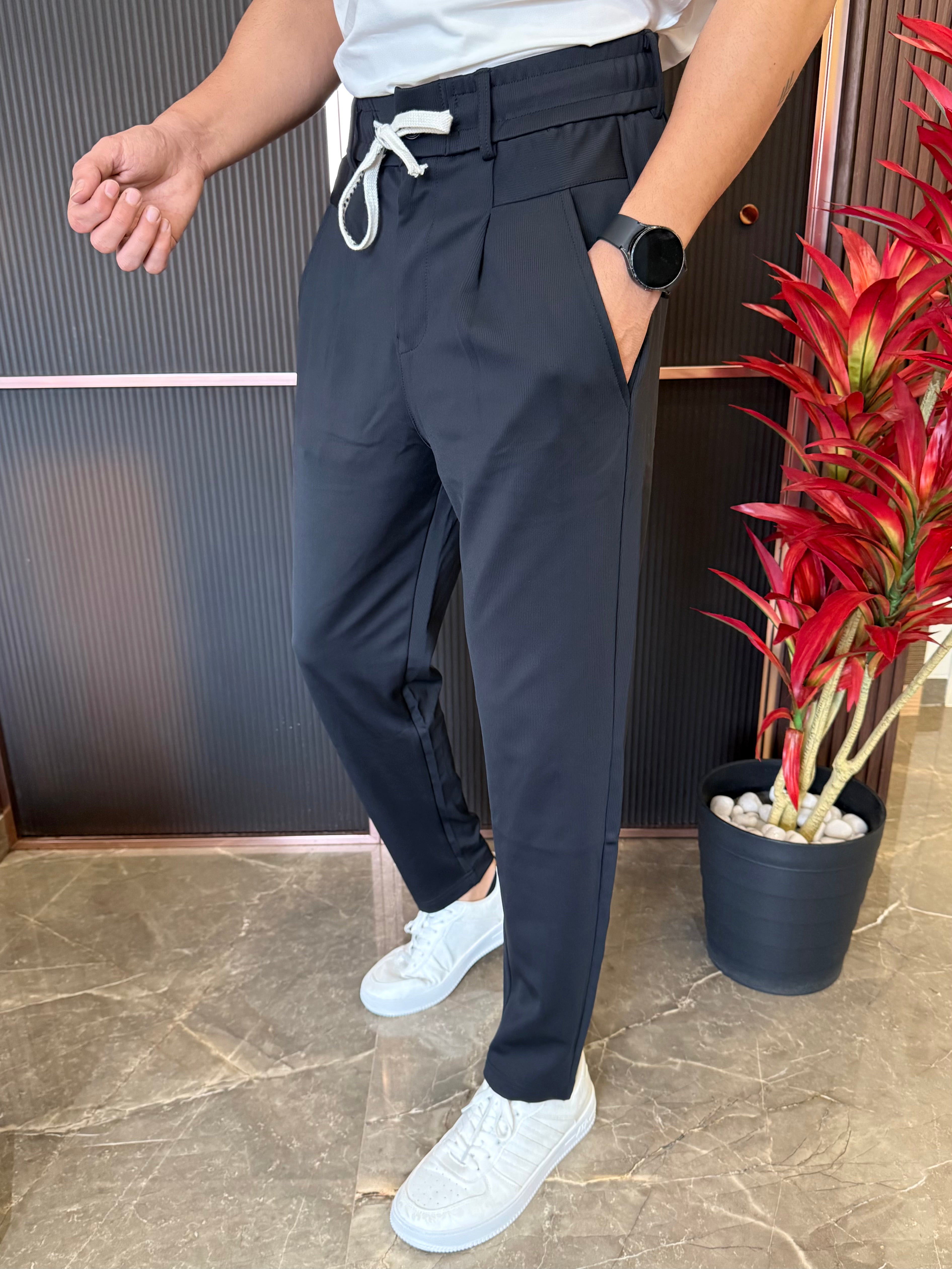 Korean Pants BG 02 Black