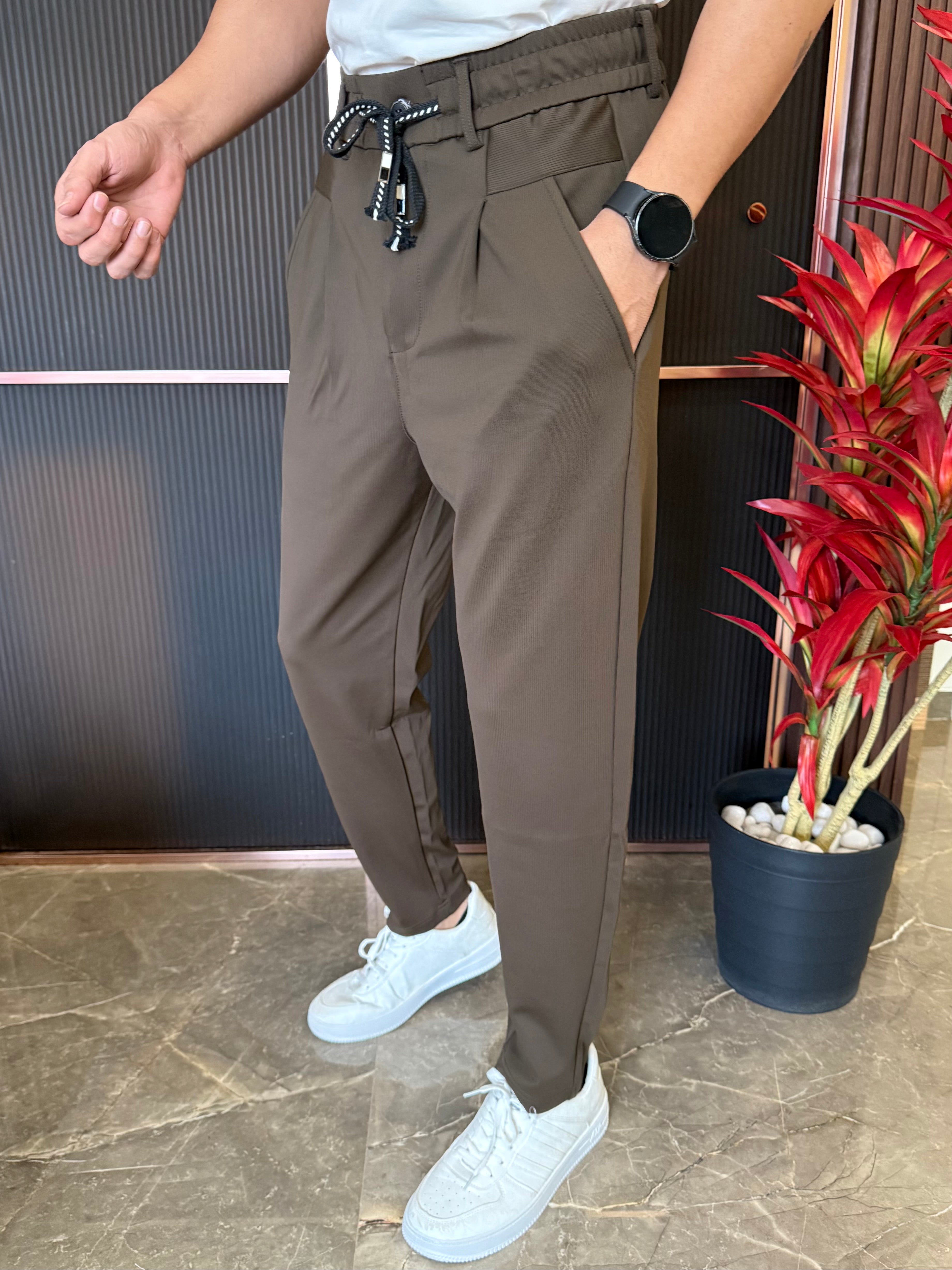 Korean Pants BG 02 Brown