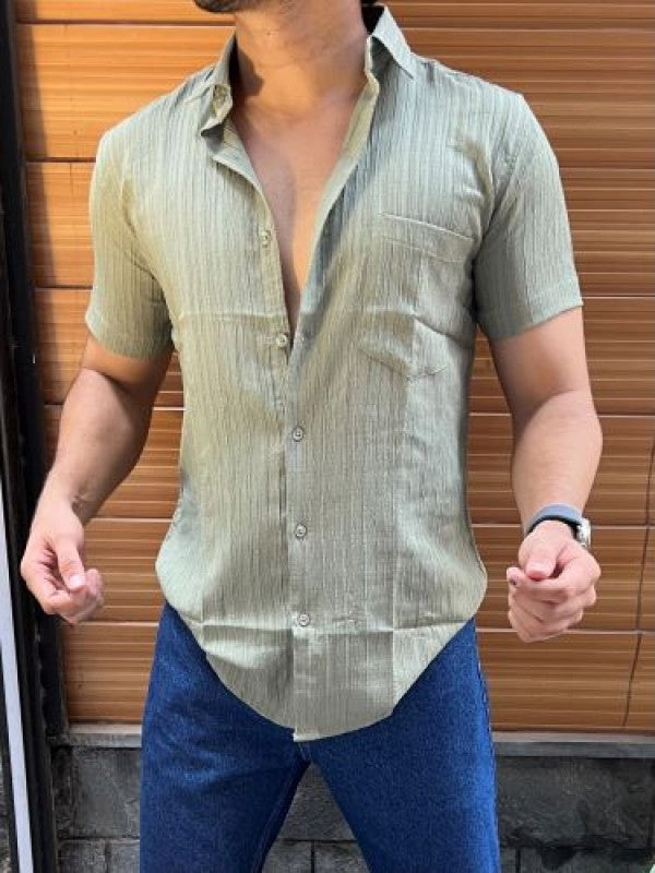 Imported Texture Pista Half sleeves Shirt