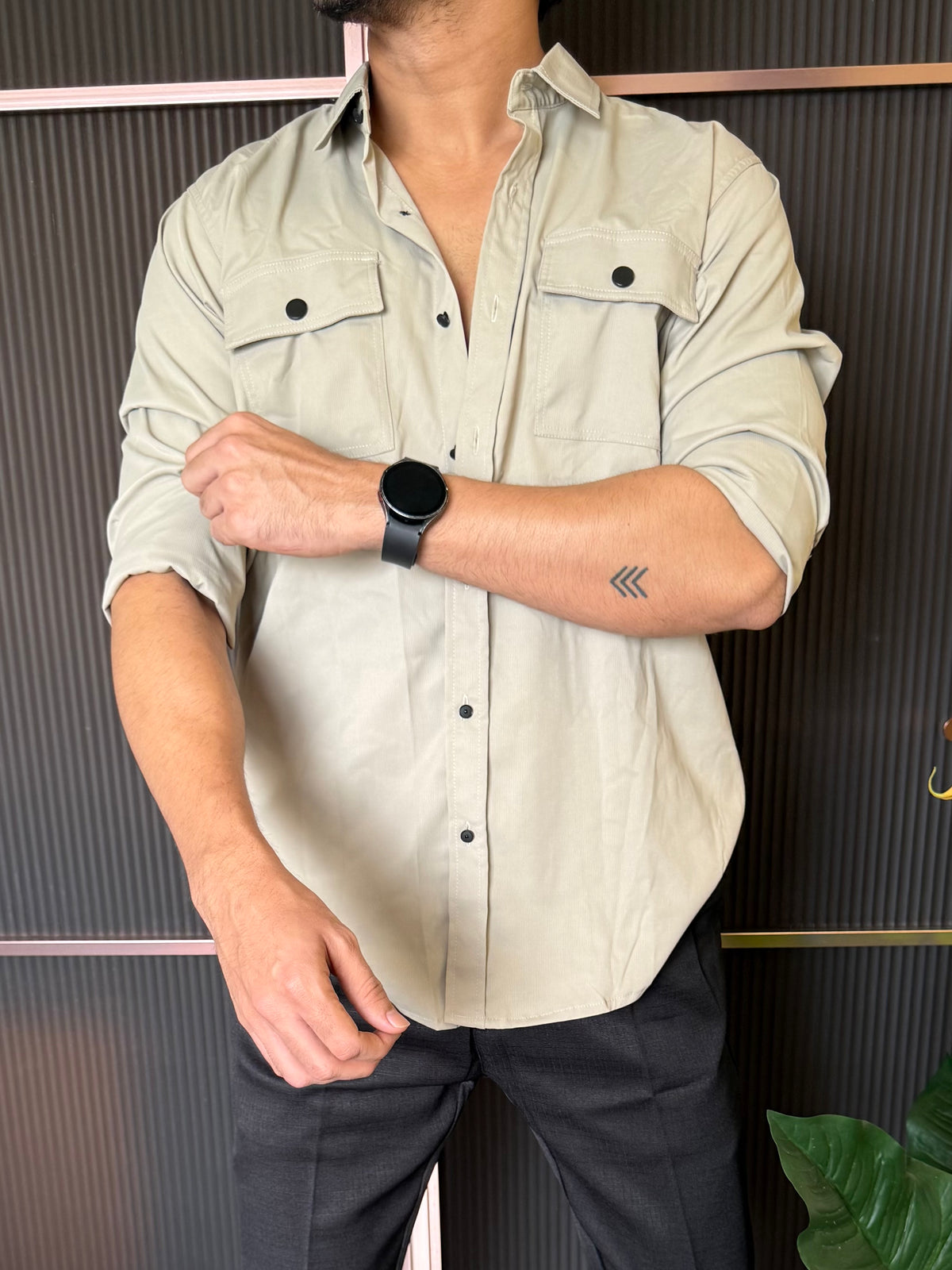 Imported Cargo Beige Shirt