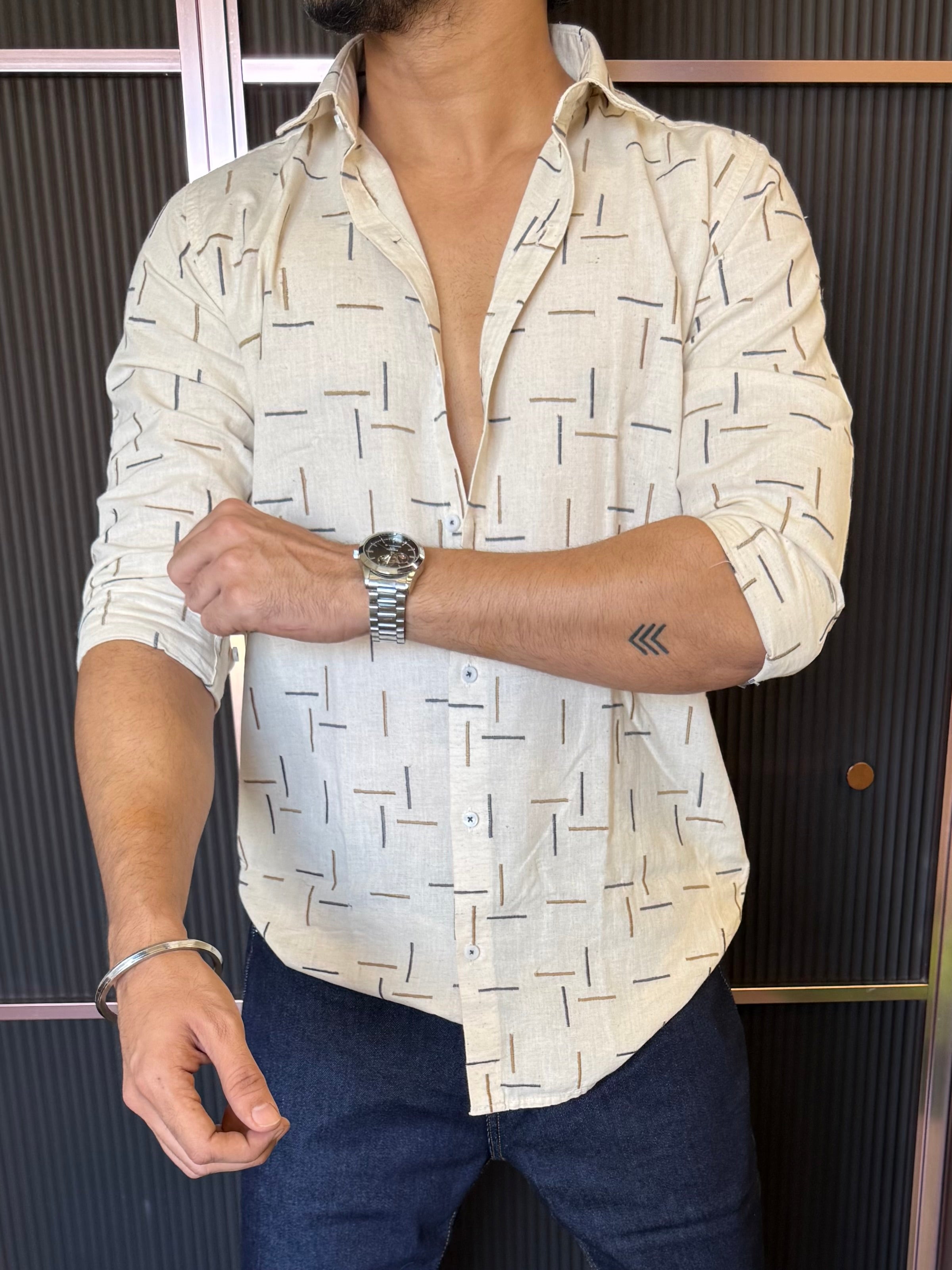 Pure Natural Linen Shirt