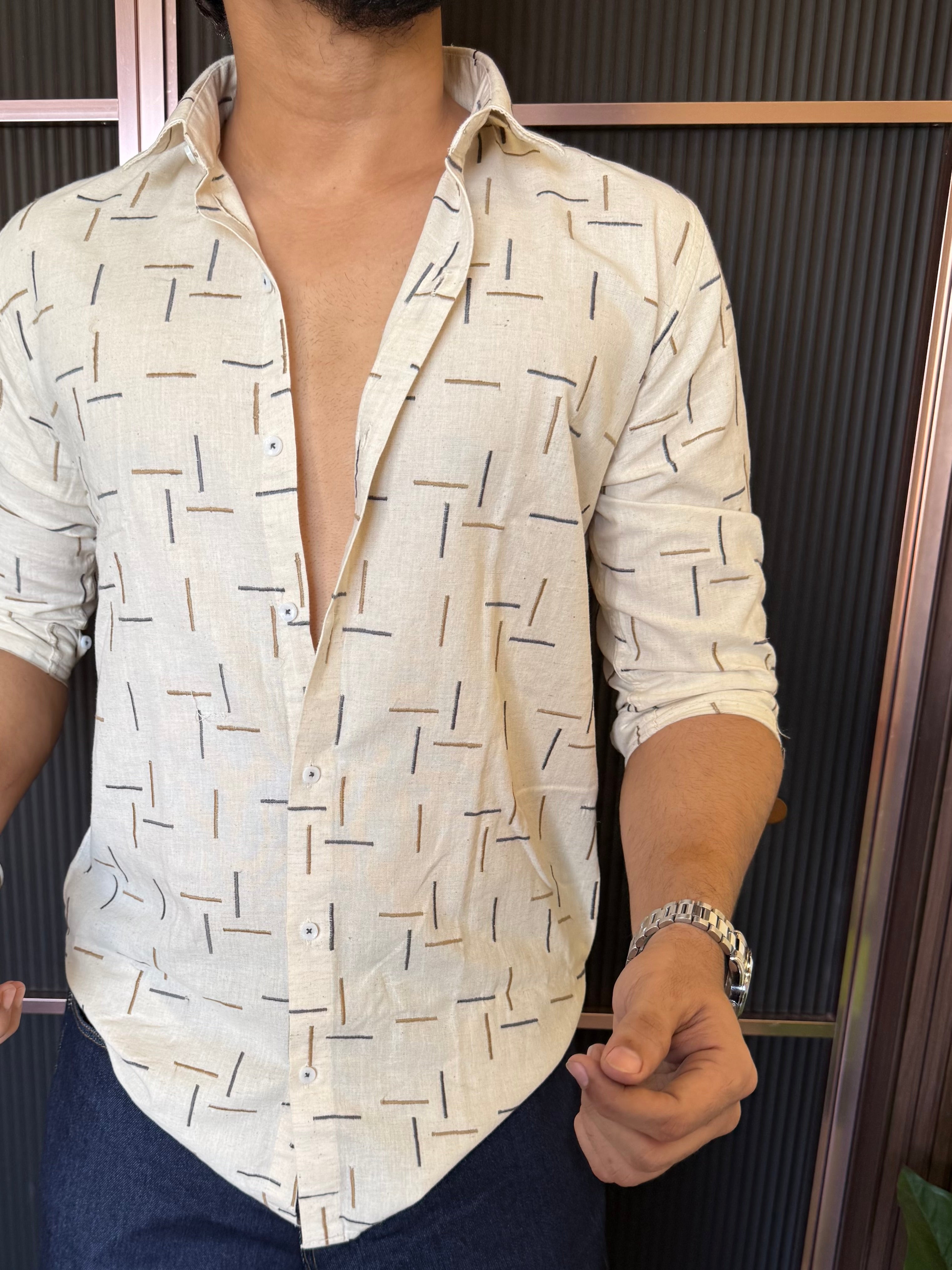 Pure Natural Linen Shirt