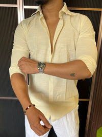 Cotton Linen Lemon Shirt