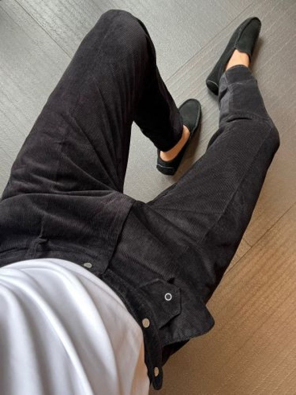 Corduroy Black Pant