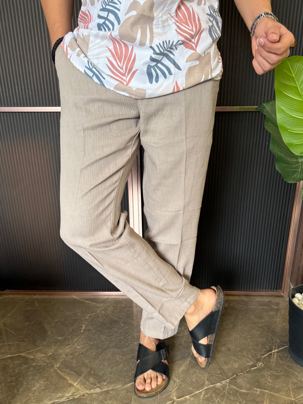 Elastic Waist Cord Pant