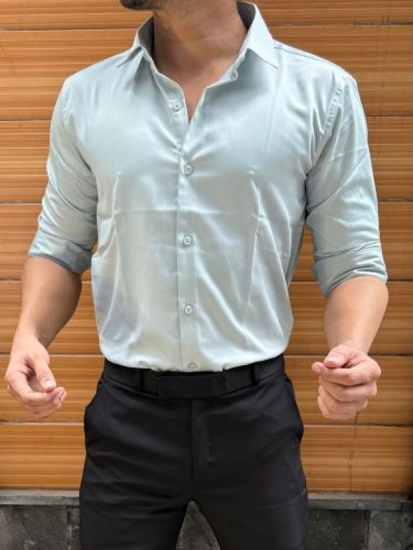 Satin Soft Ice Full sleeve Shirt