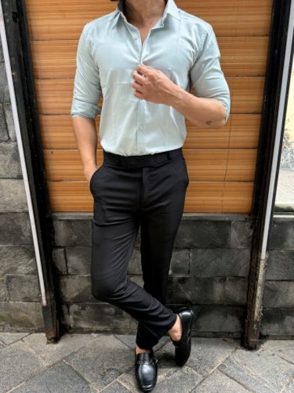 Satin Soft Ice Full sleeve Shirt