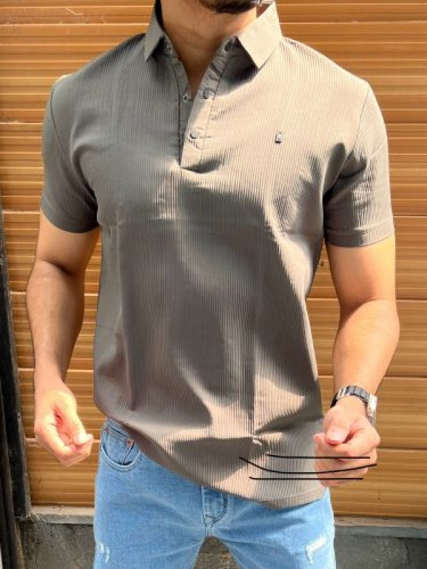Imported Design 2 Green Collar Tshirt