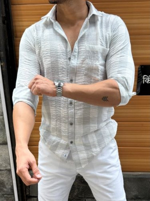 Imported Chex Grey Full Sleeve Shirt