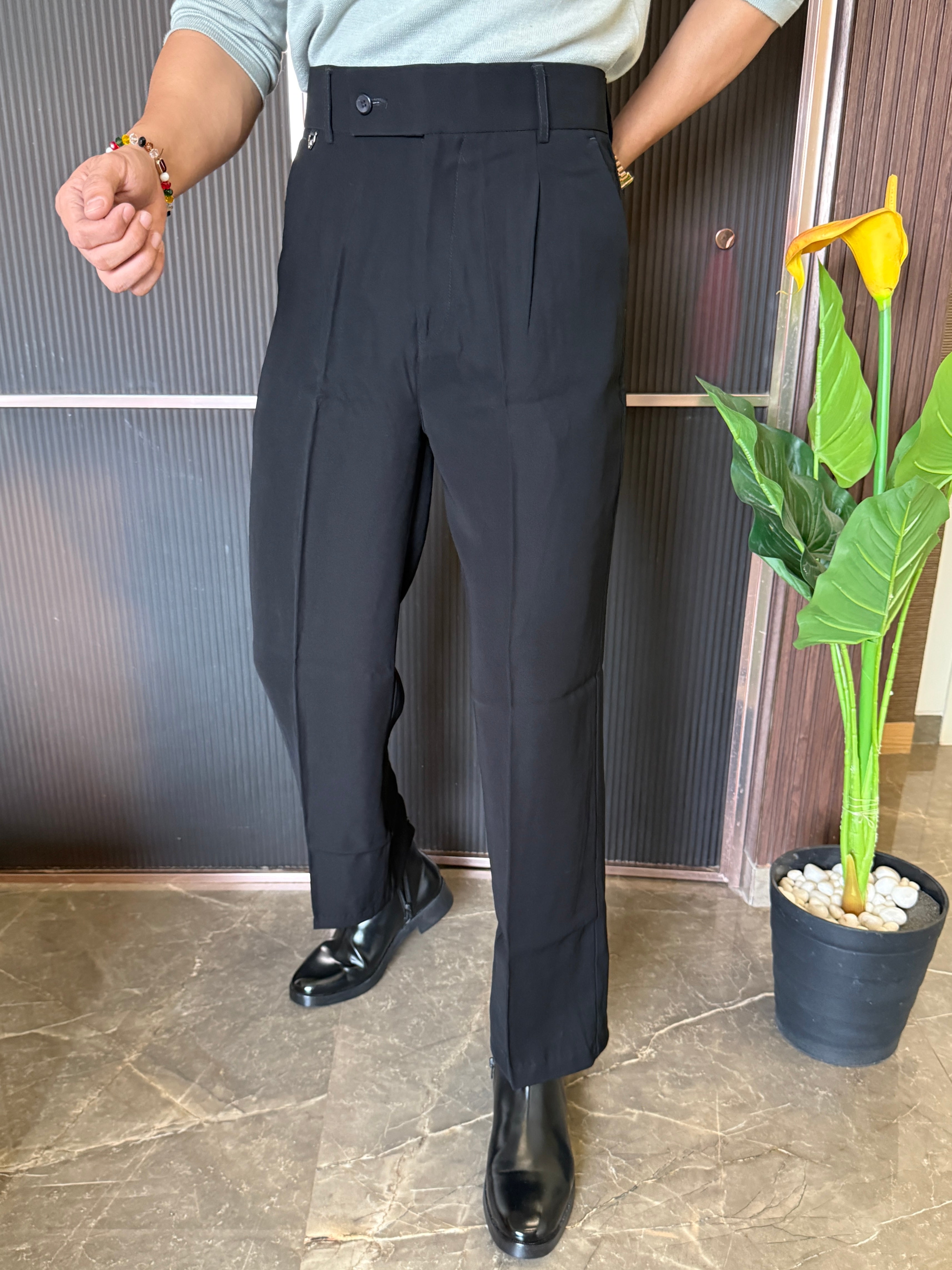 Korean Trouser Black