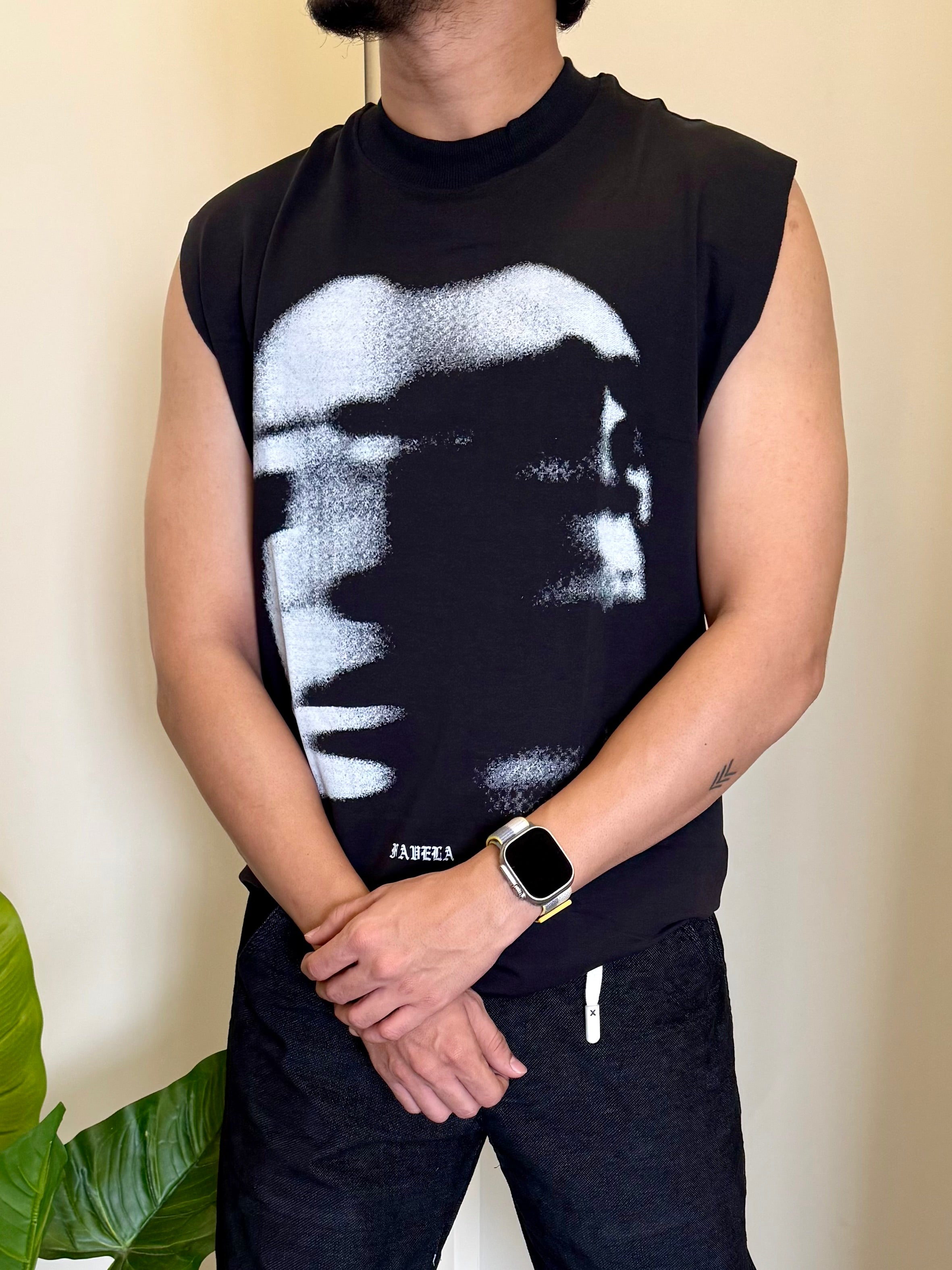 Sleeveless Black Tank