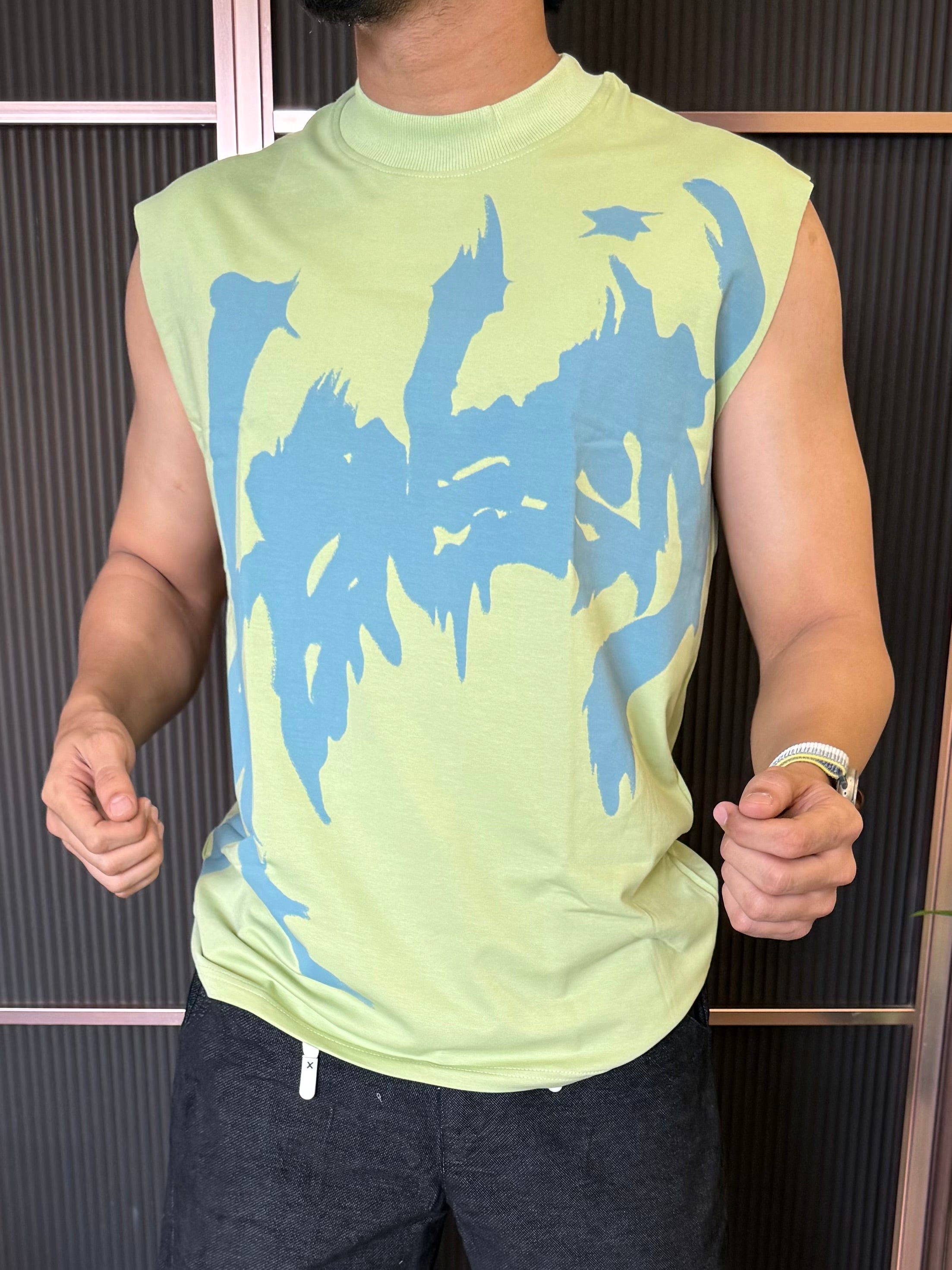 Sleeveless Green Tank