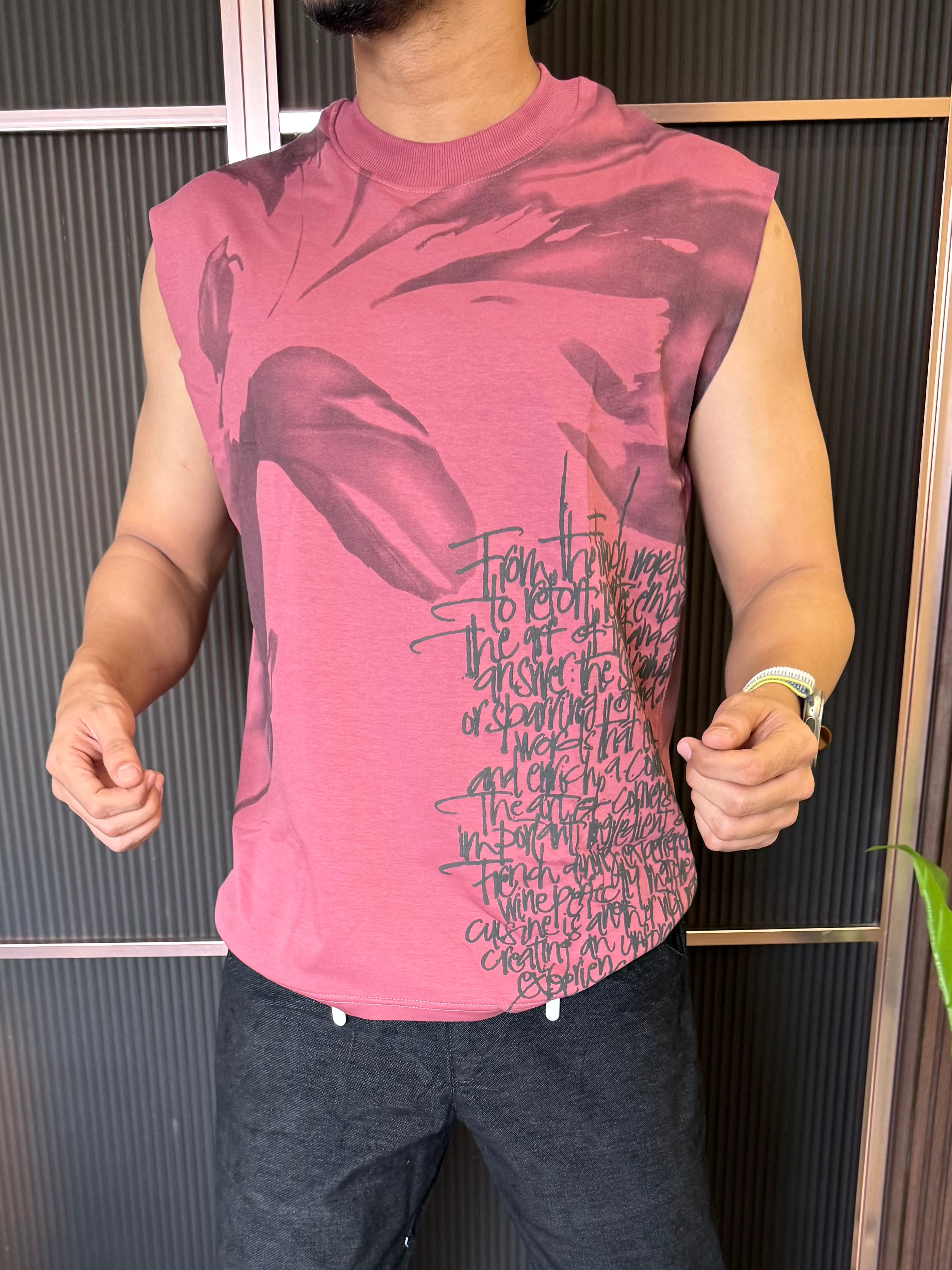 Sleeveless Grape Tank