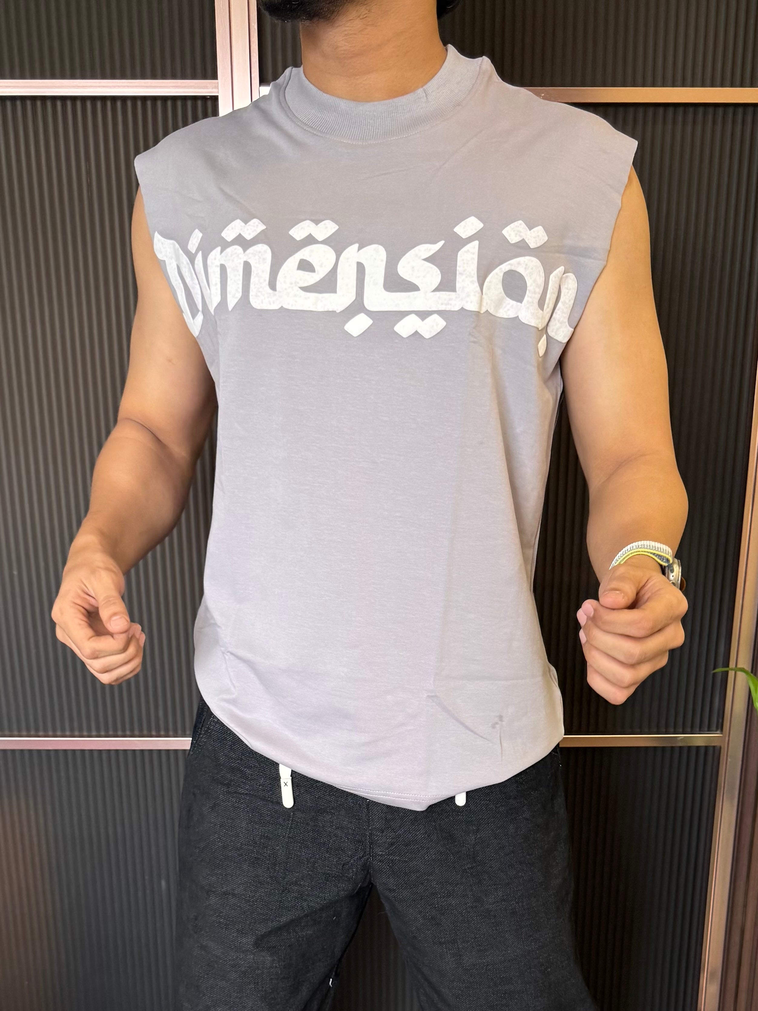 Sleeveless Grey Tank