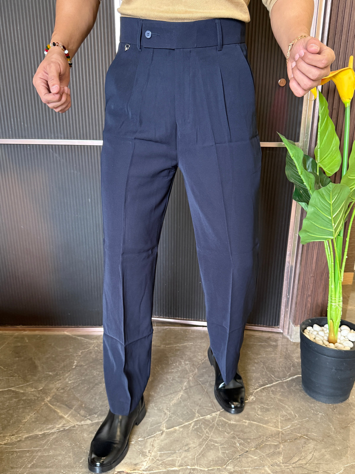 Korean Trouser Navy