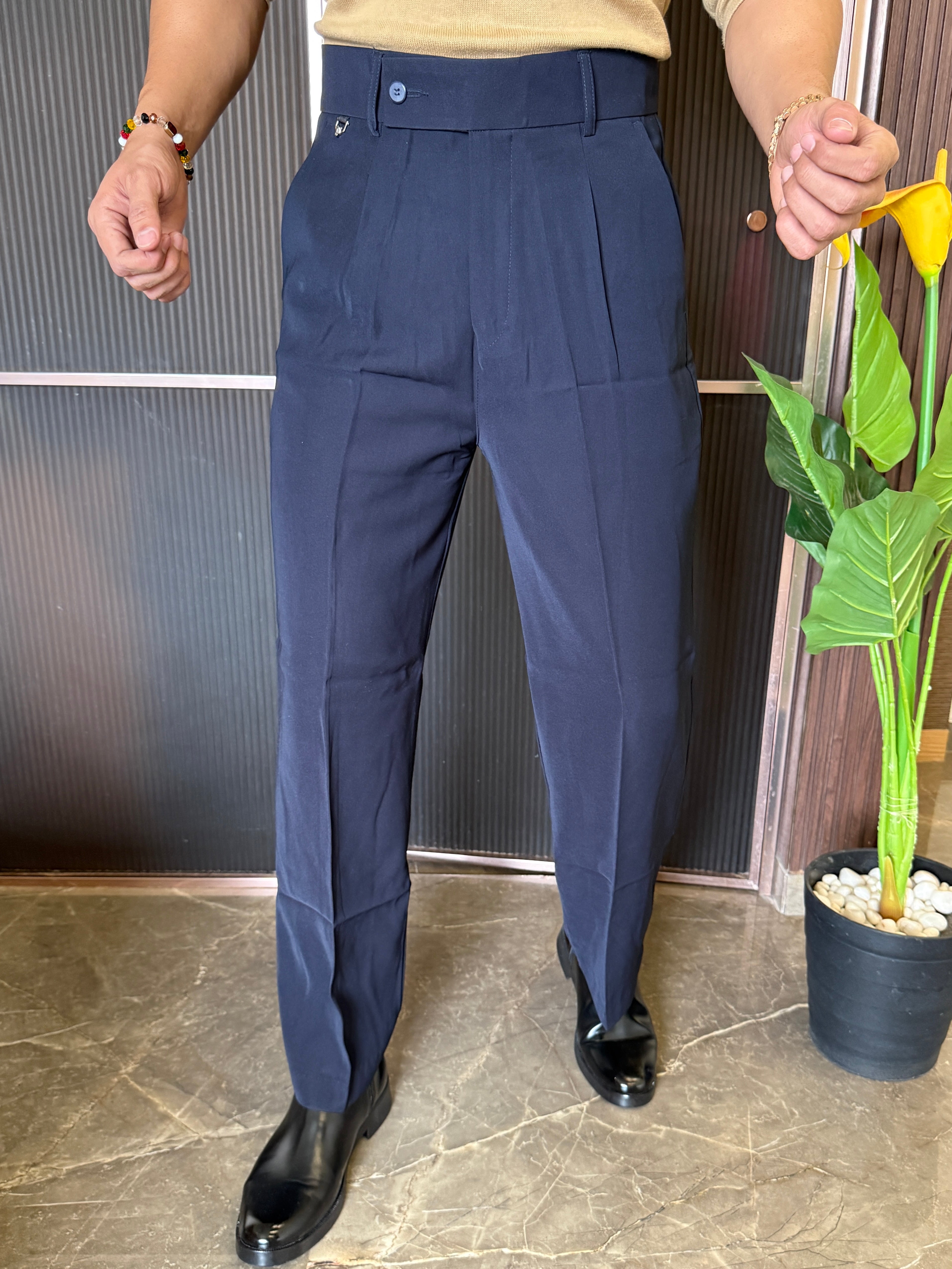 Korean Trouser Navy