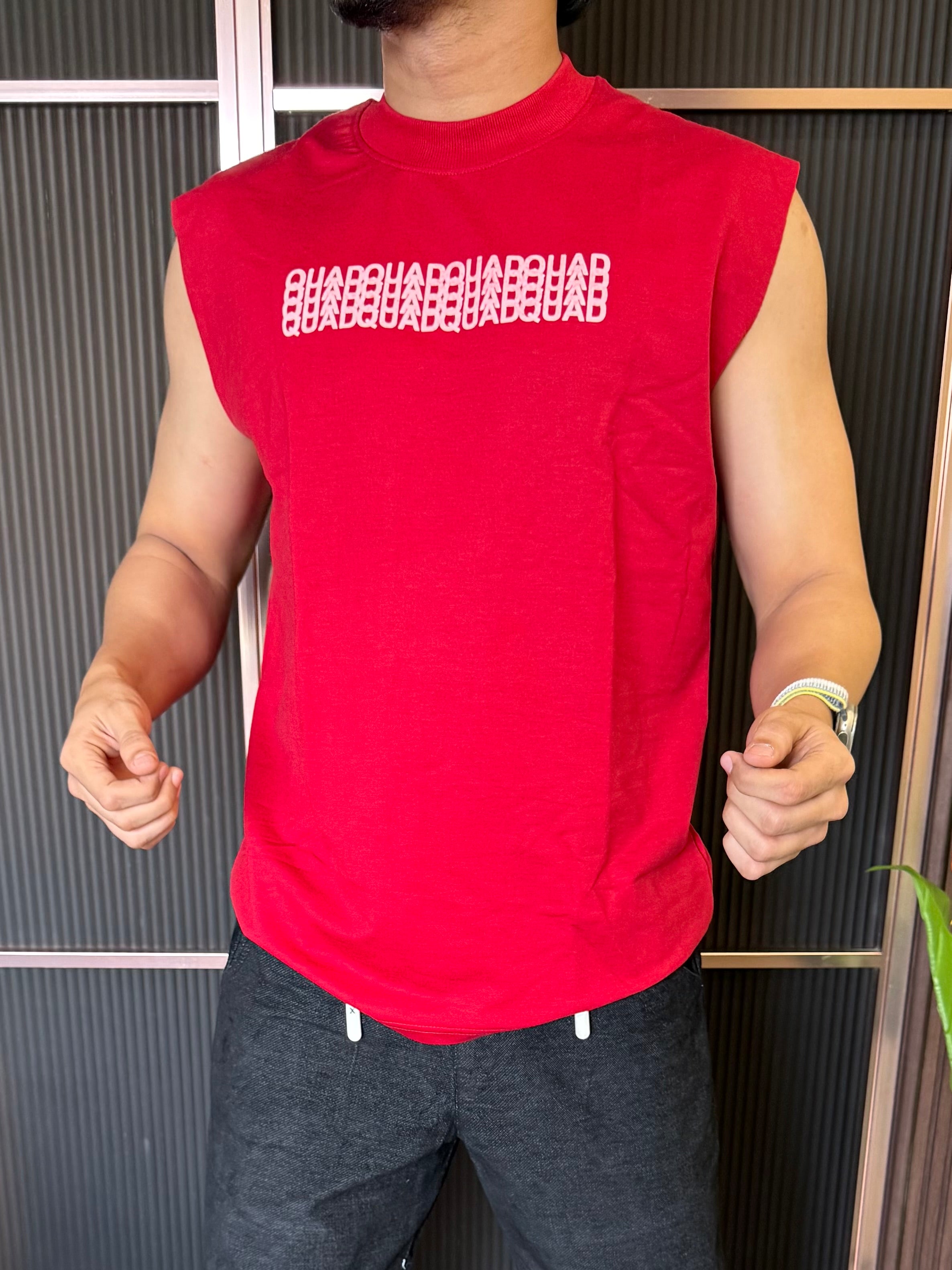 Sleeveless Red Tank