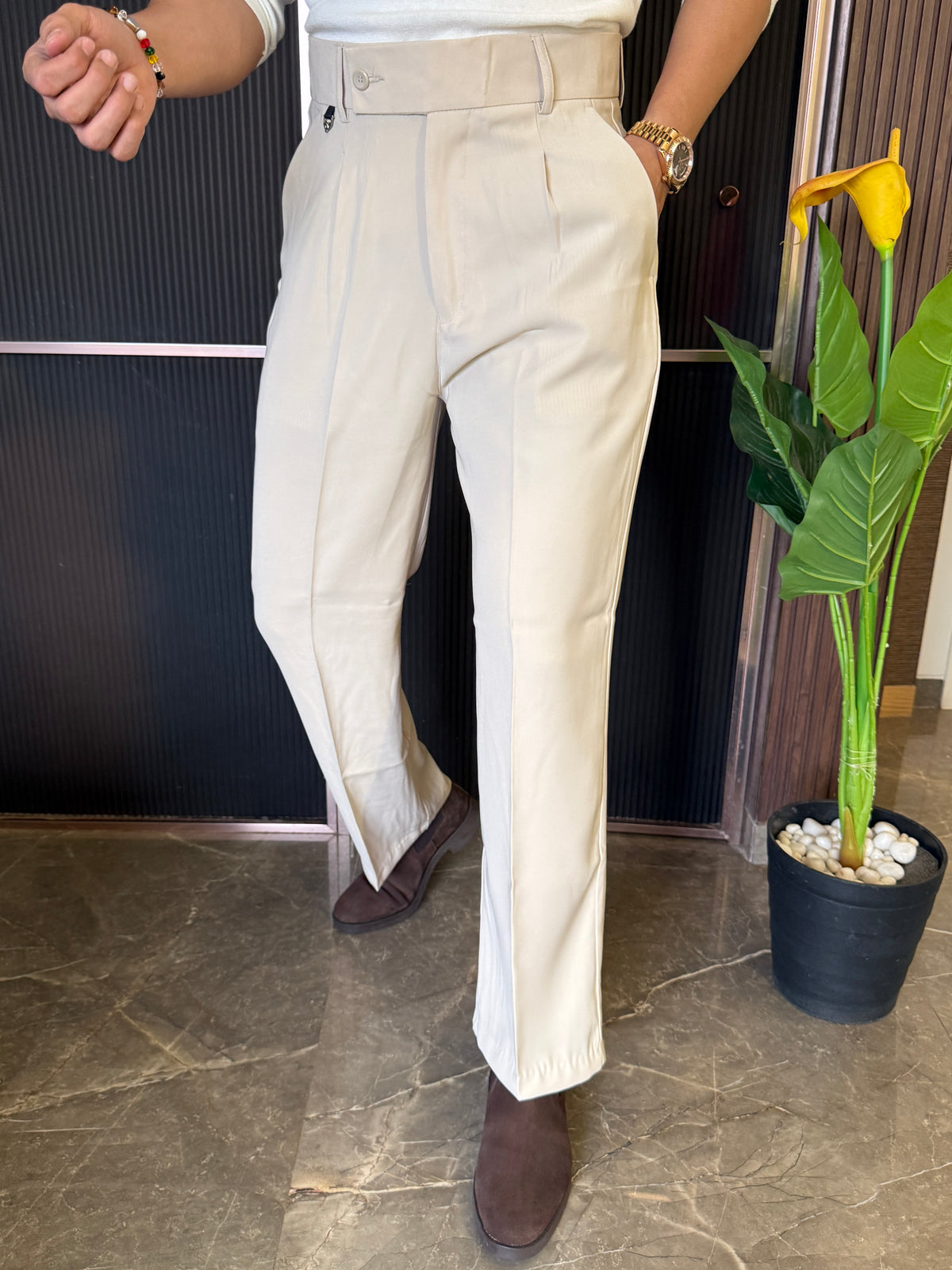 Korean Trouser Cream