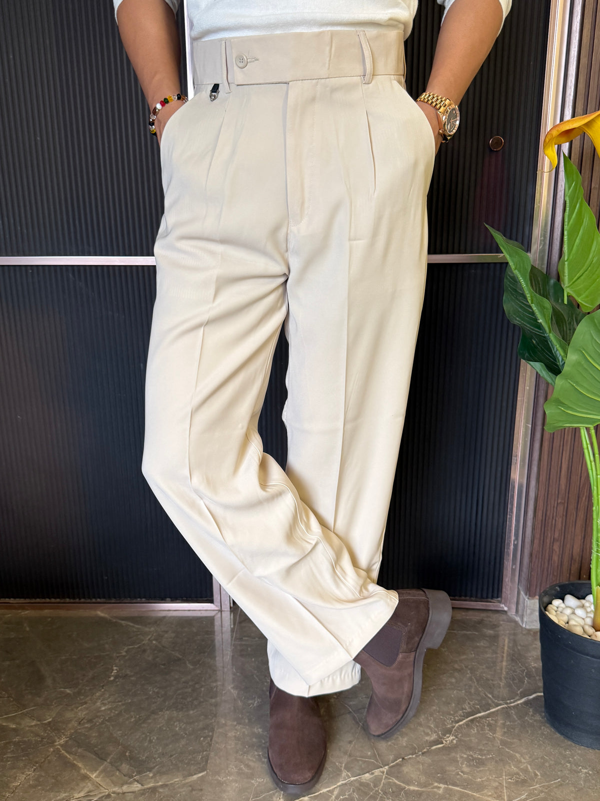 Korean Trouser Cream