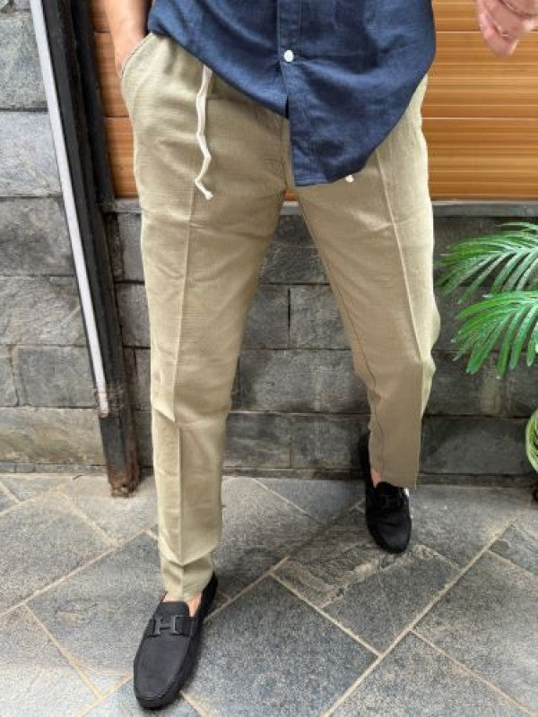 Premium Linen Korean Green Pants
