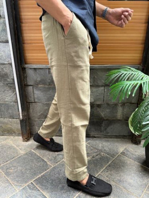 Premium Linen Korean Green Pants