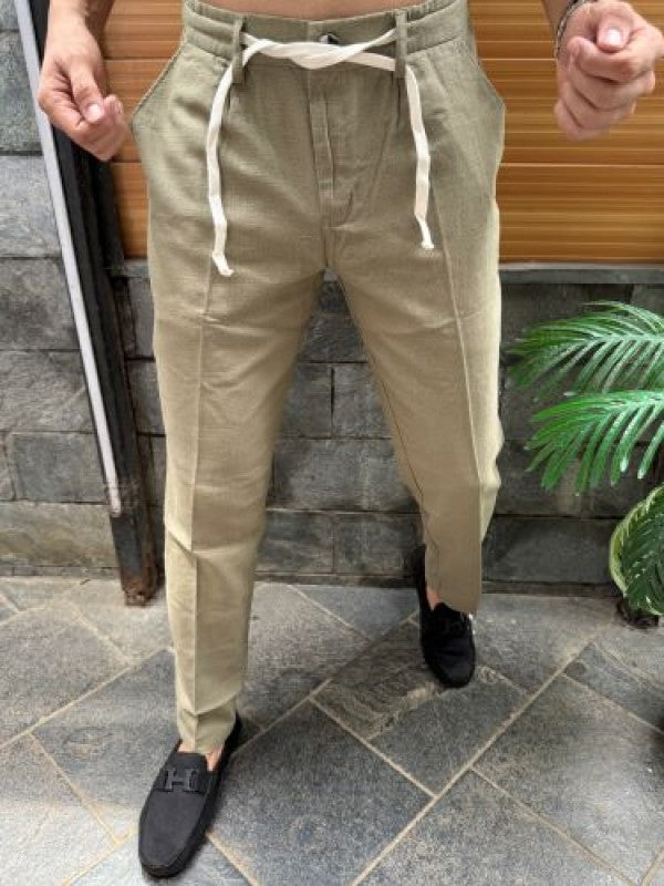 Premium Linen Korean Green Pants