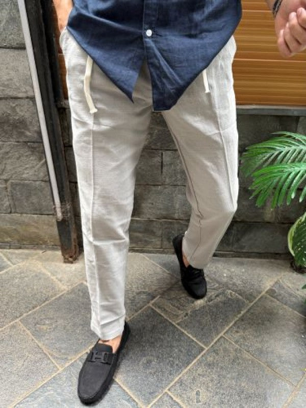 Premium Linen Korean Grey Pants