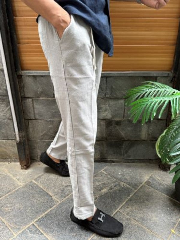 Premium Linen Korean Grey Pants